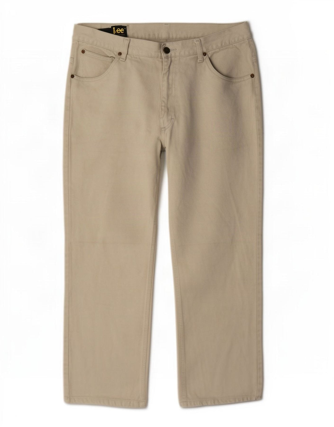 Lee Straight Jeans til mænd W36 L27 Beige