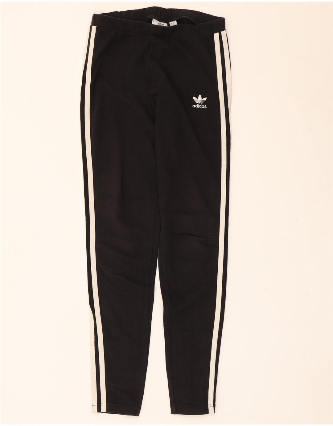 Adidas Dame Leggings UK 8 Small Black Bomuld