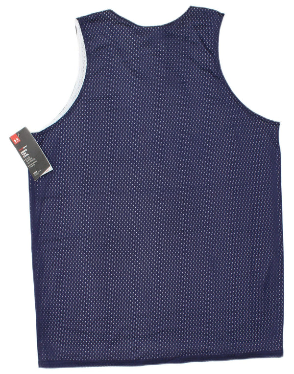 UNDER ARMOUR Herre NBA Grafisk Vest Top Medium Navy Blue Polyester