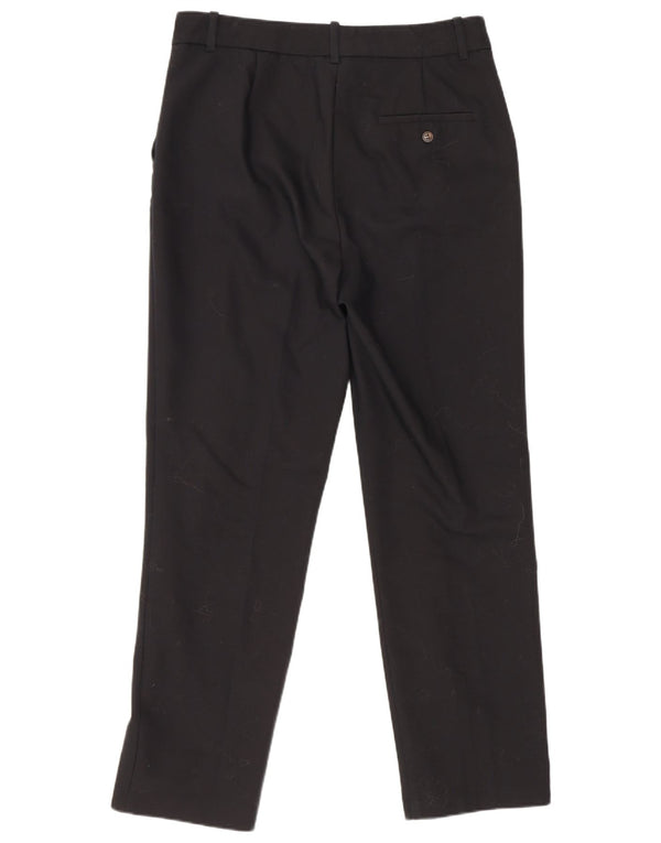 Zara Dame Slim Suit Bukser Small W26 L26 Sort