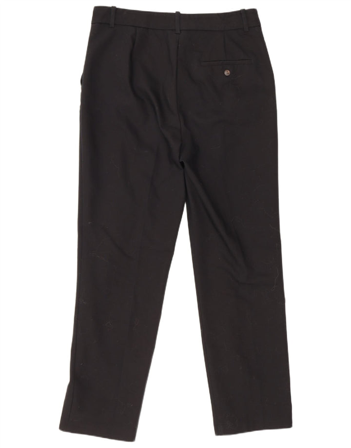 Zara Dame Slim Suit Bukser Small W26 L26 Sort
