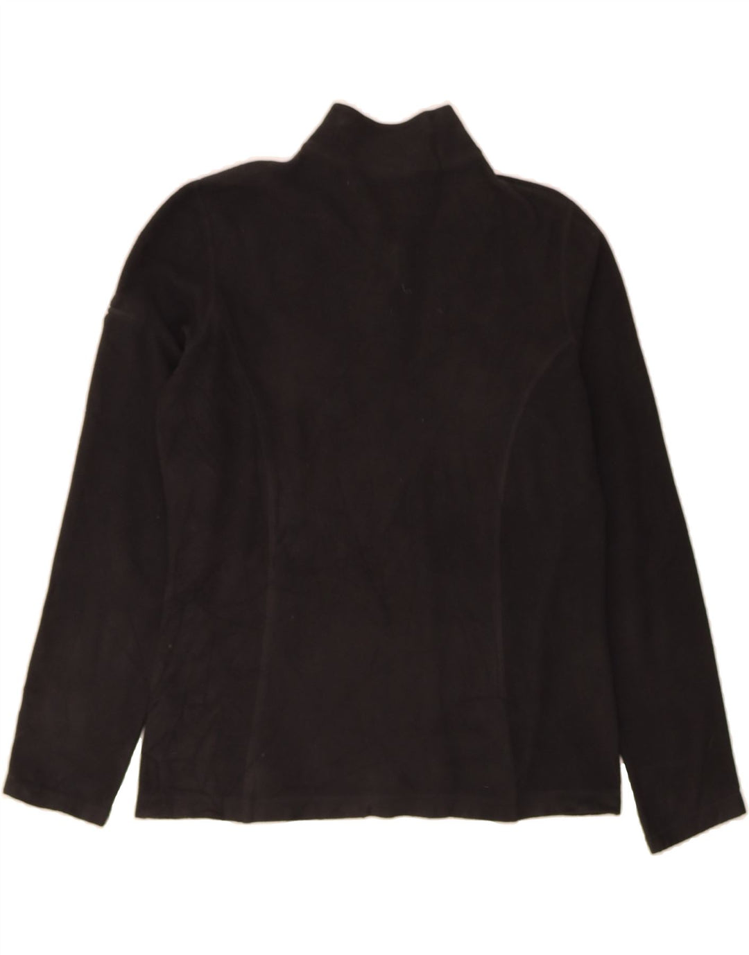 L.L.BEAN Womens Fleece Jacket UK 10 Small Black Polyester Vintage L.L.Bean and Second-Hand L.L.Bean from Messina Hembry 
