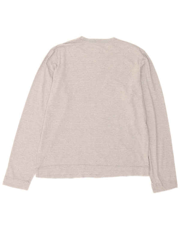 Calvin Klein Jeans Herre Grafisk Top Langærmet XL Grå Colourblock Bomuld