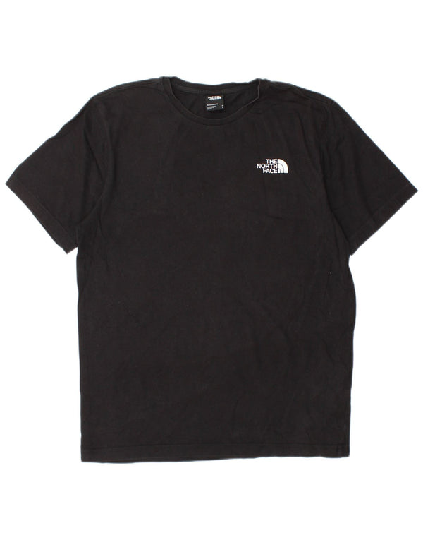 The North Face Herre grafisk T-shirt Top Medium Sort Bomuld