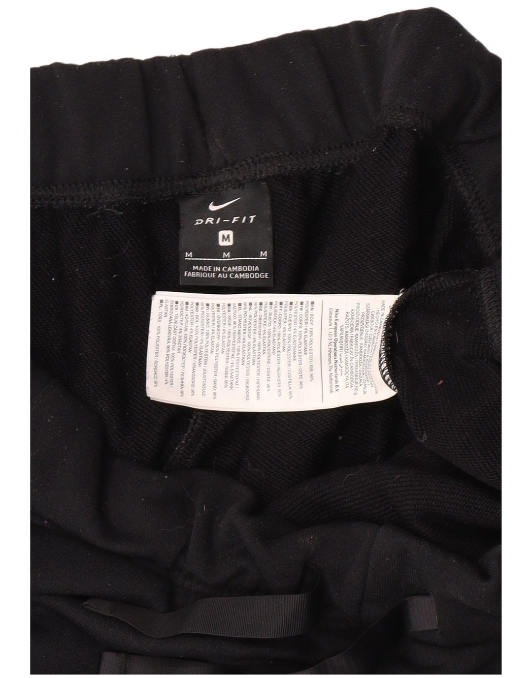 Nike Dame Dri Fit træningsdragt Bukser Joggers Medium Sort Polyester