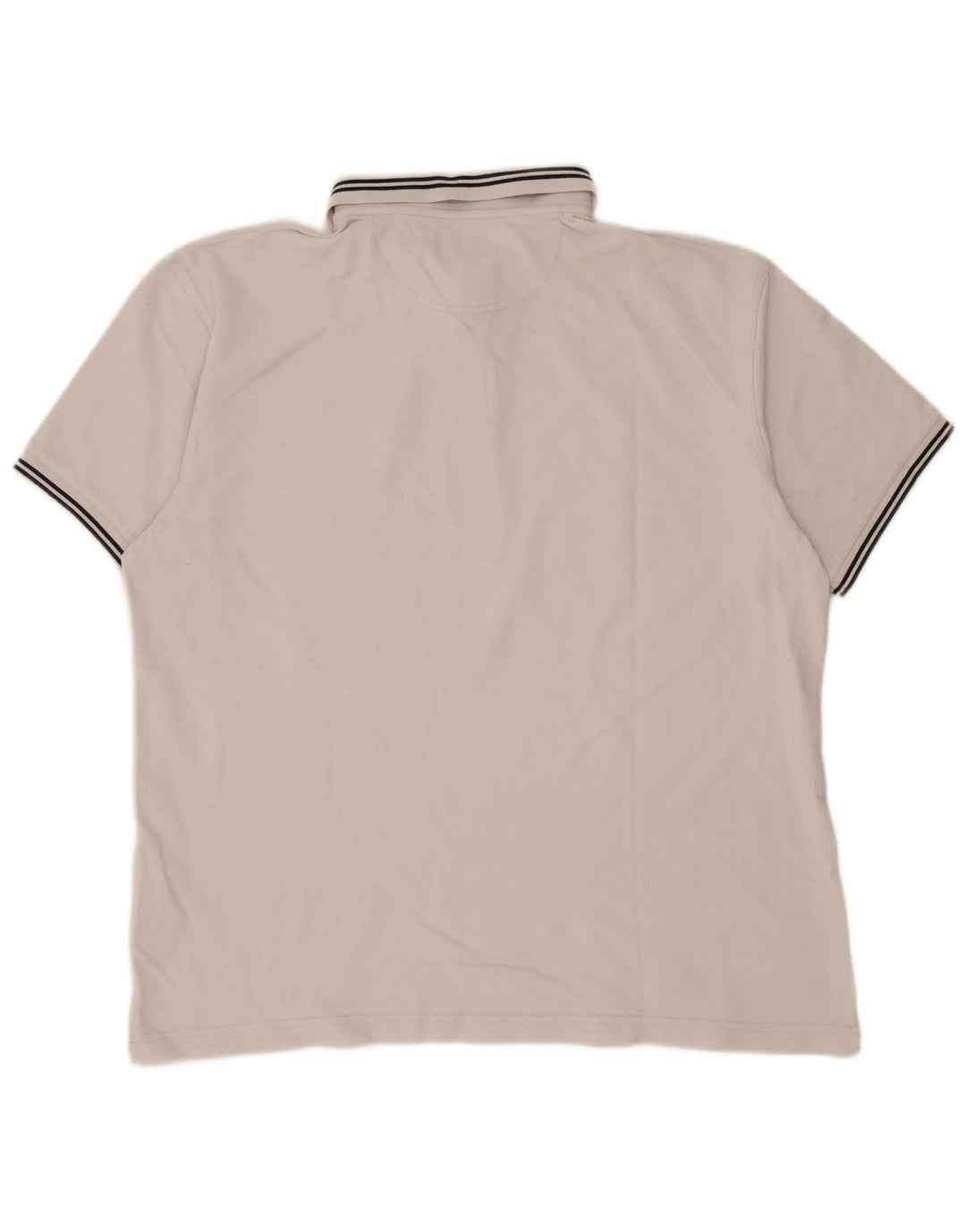 BARBOUR Herre poloshirt 2XL Hvidstribet bomuld
