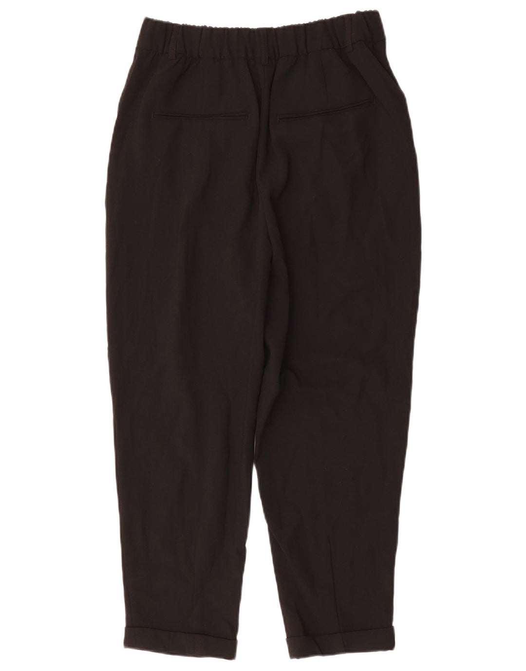 ZARA koniske jakkesæt til kvinder Medium W28 L33 Sort polyester