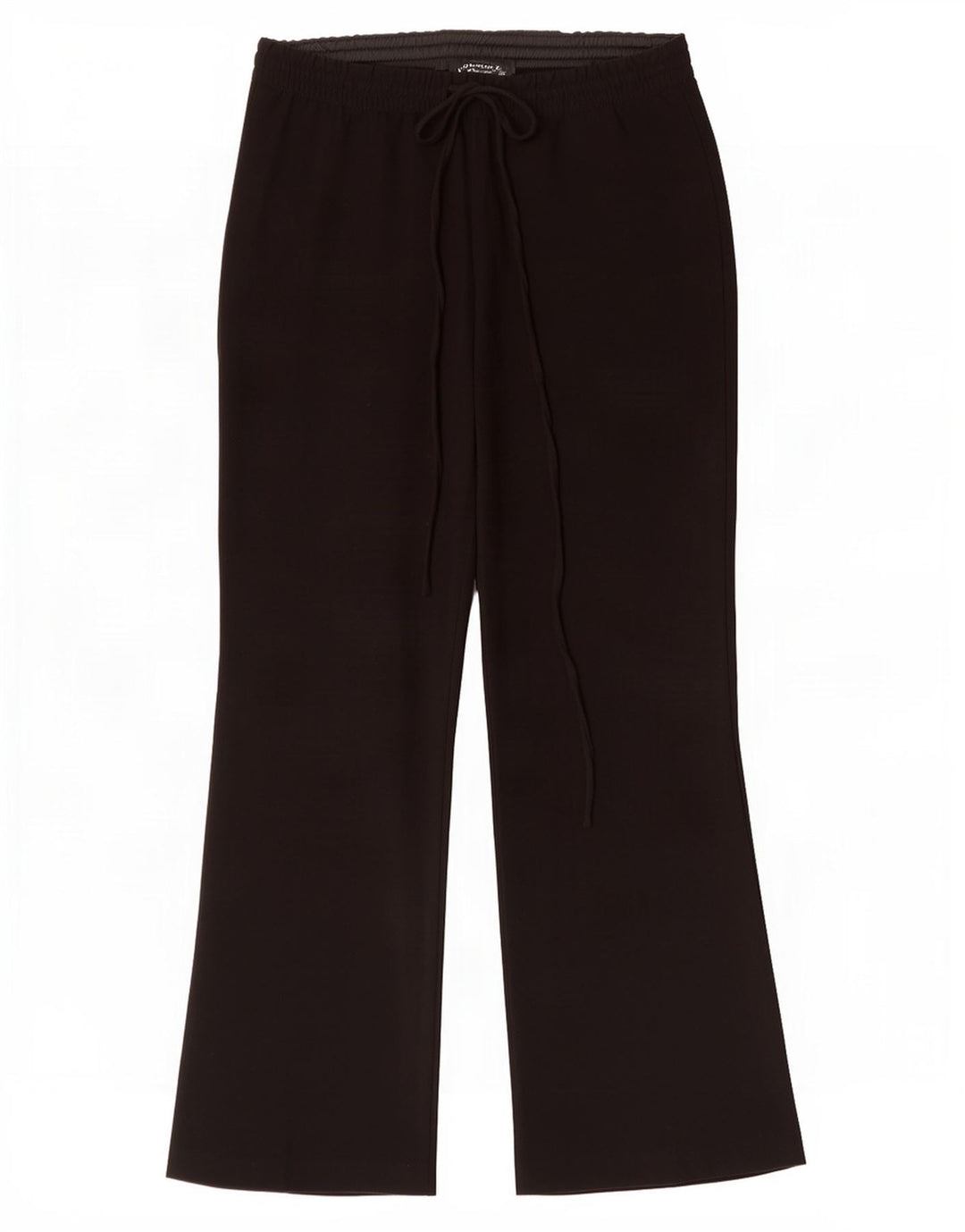 Zara Dame Bootcut Cropped Trousers Medium W28 L24 Sort