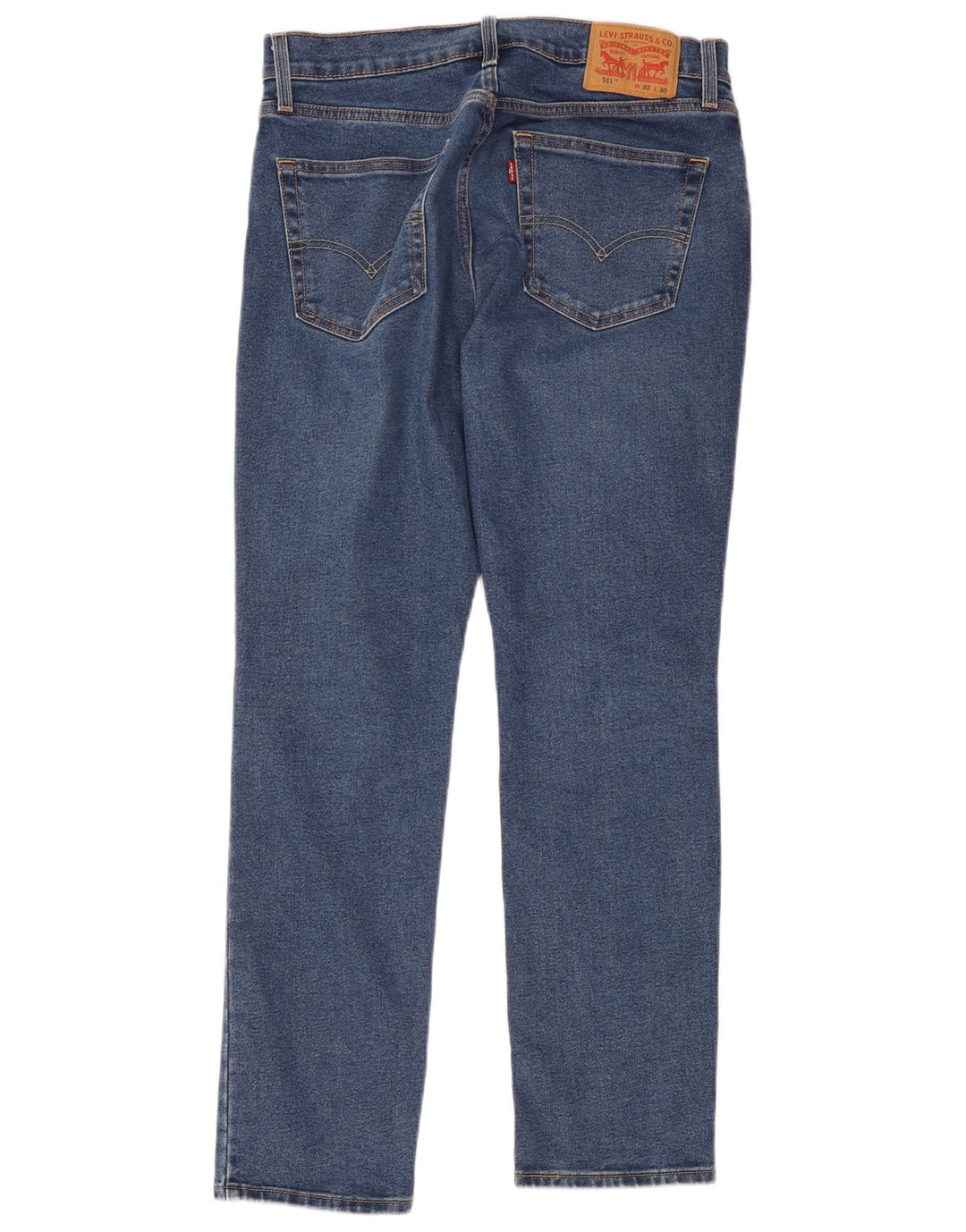 Levi's Herre 511 Slim Jeans W32 L30 Blå Bomuld
