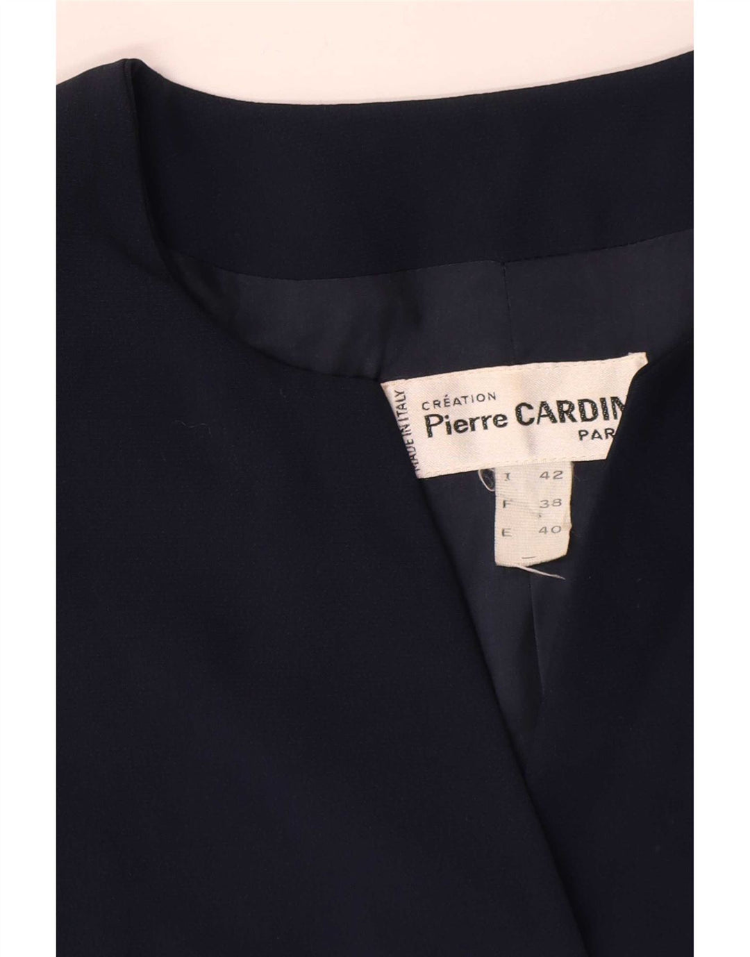 Pierre Cardin Dame 3-knaps blazerjakke IT 42 Medium Marineblå