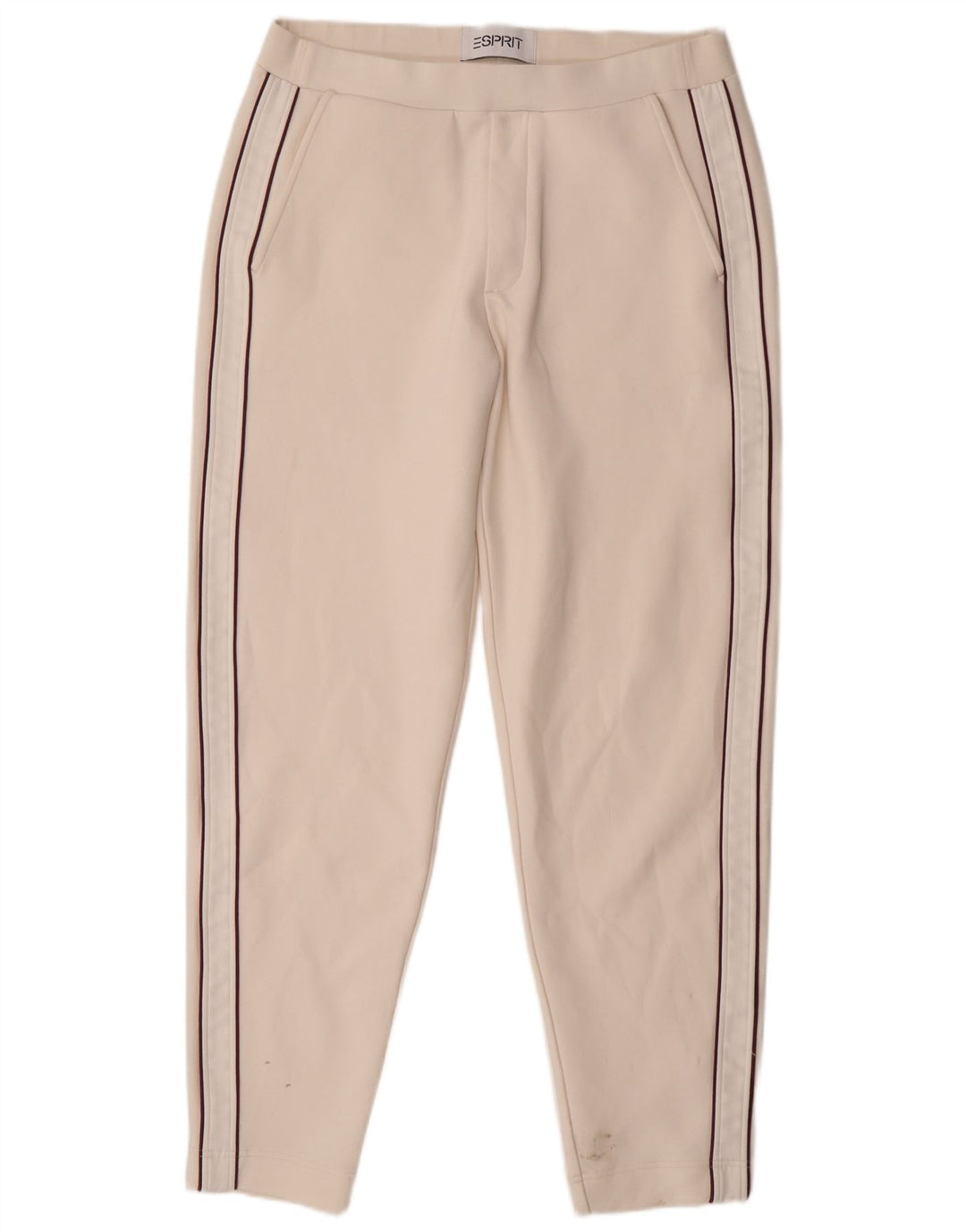Esprit Dame Slim Chino Bukser Large W32 L29 Hvid Bomuld
