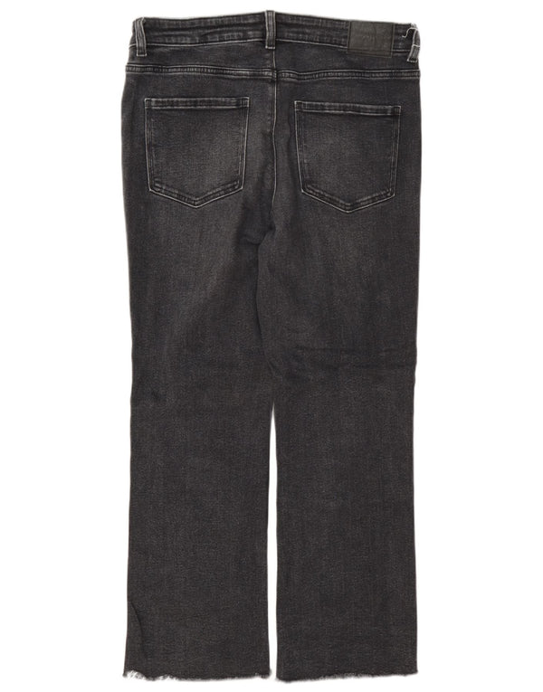 Zara Womens Cropped Jeans EU 40 Medium W30 L26 Grå