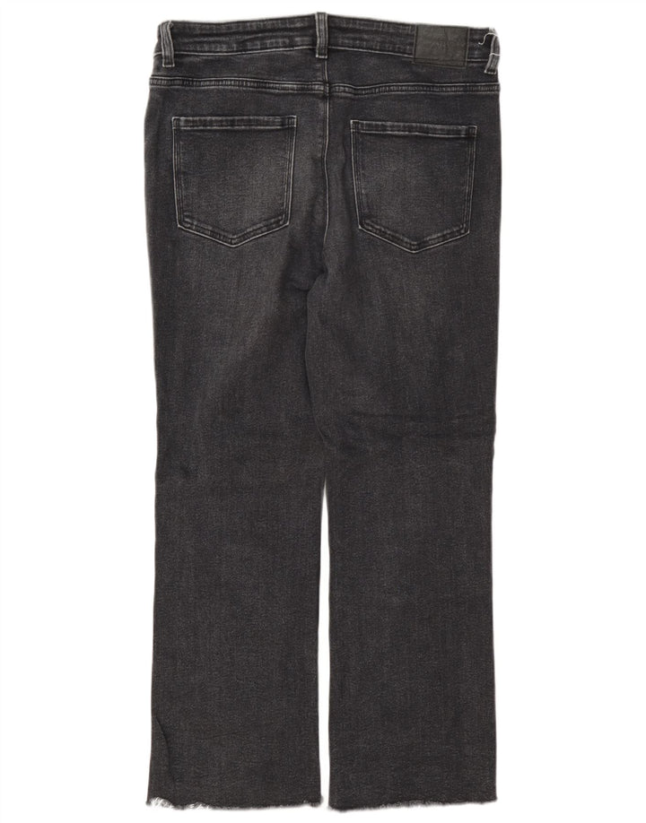 Zara Womens Cropped Jeans EU 40 Medium W30 L26 Grå