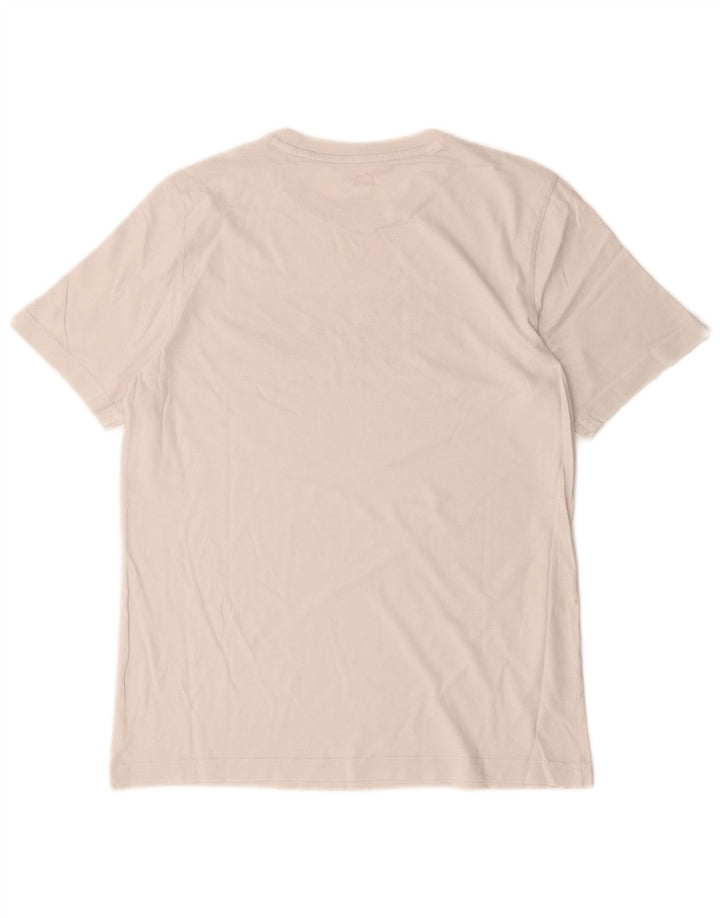 Puma Herre Grafisk T-Shirt Top Lille Hvid Bomuld