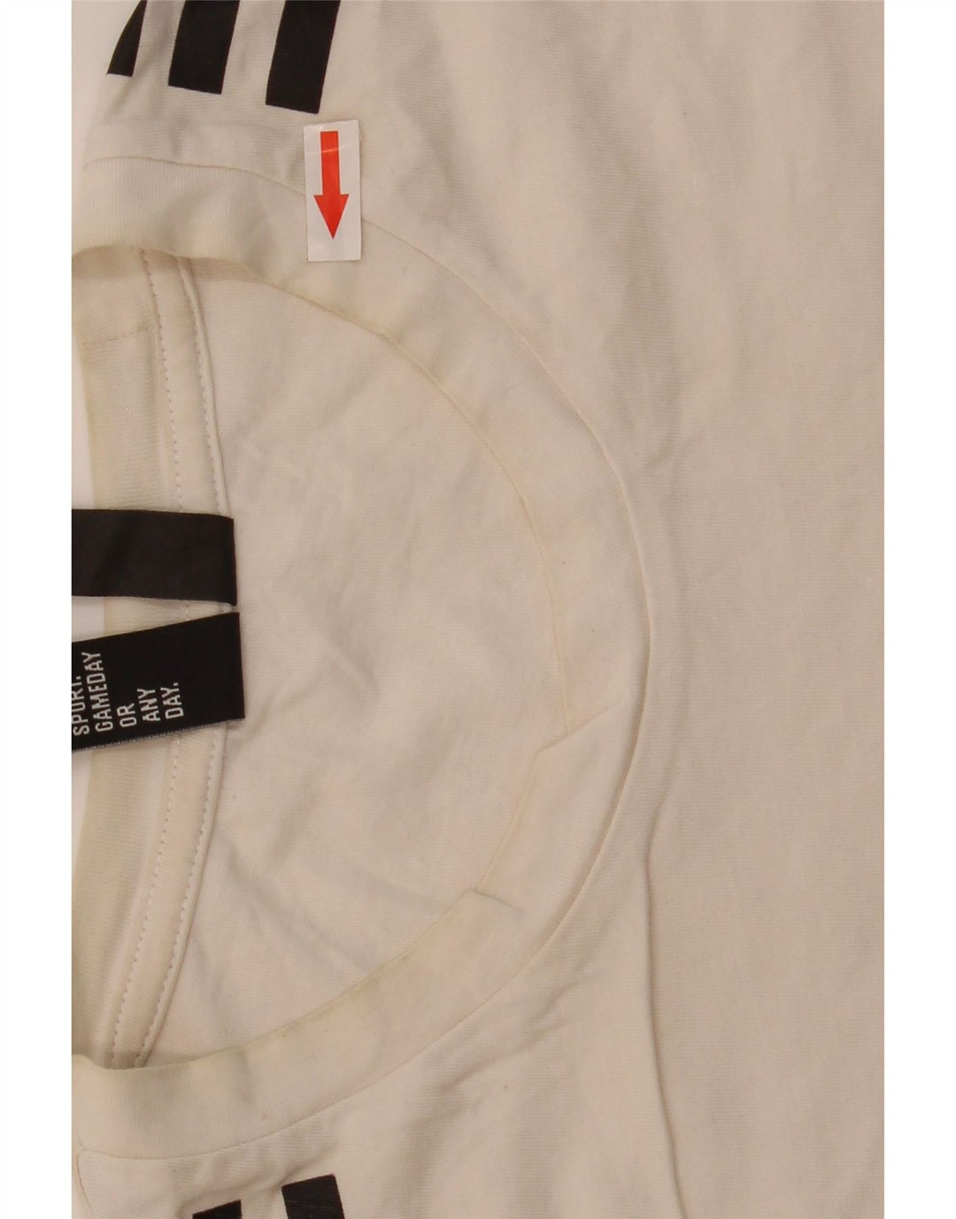 Adidas Herre T-Shirt Top Medium Hvid Bomuld