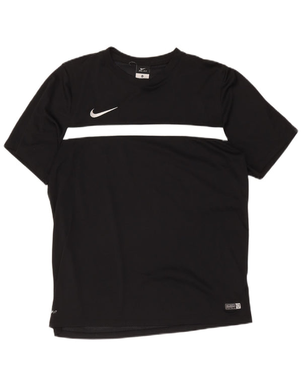 Nike Herre Dri Fit T-Shirt Top XL Sort Colourblock Polyester