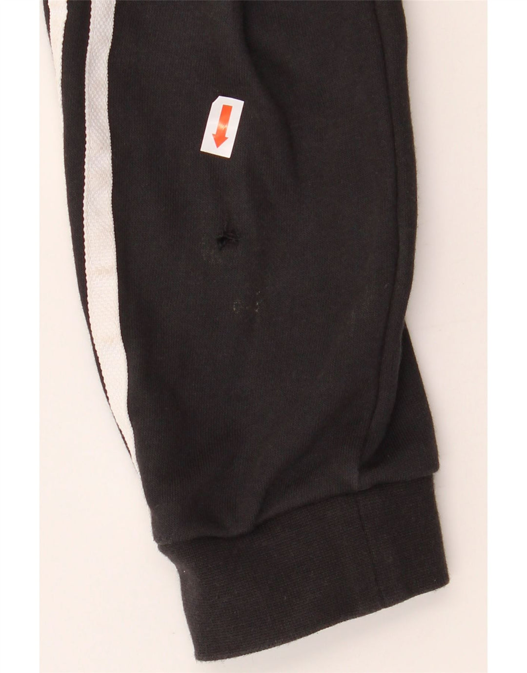 ADIDAS Træningsdragt til drenge Bukser Joggers 7-8 år Sort bomuld