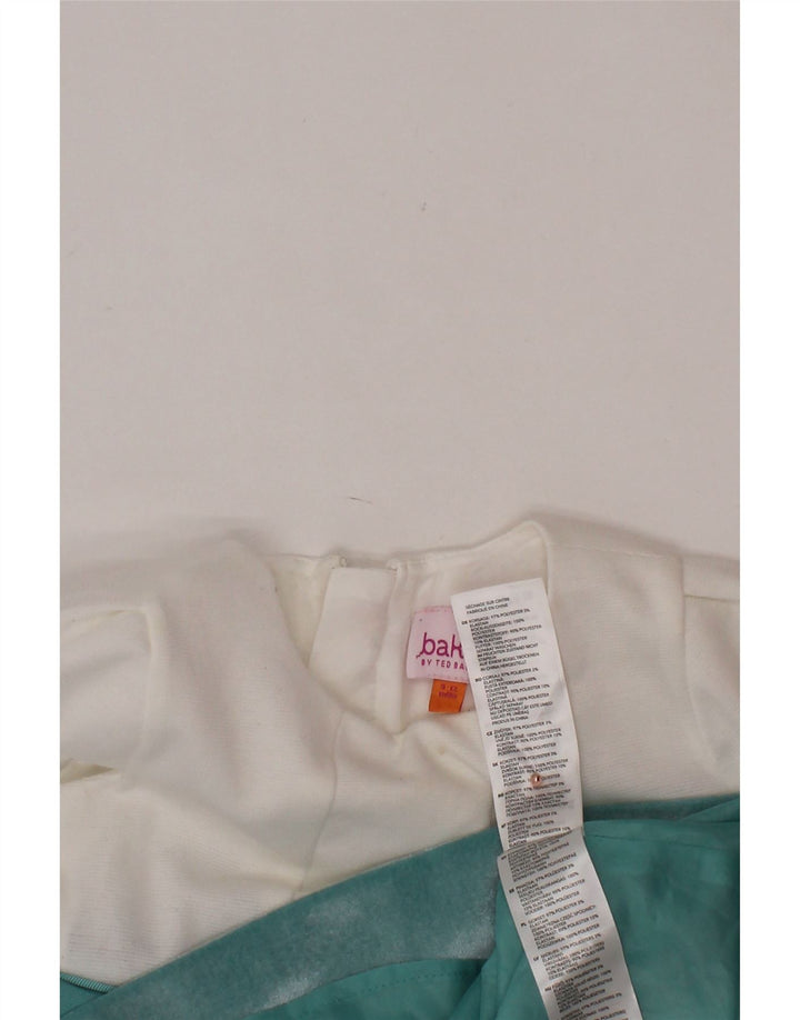 TED BAKER Baby Girls A-Line Kjole 9-12 måneder Hvid blomstret polyester