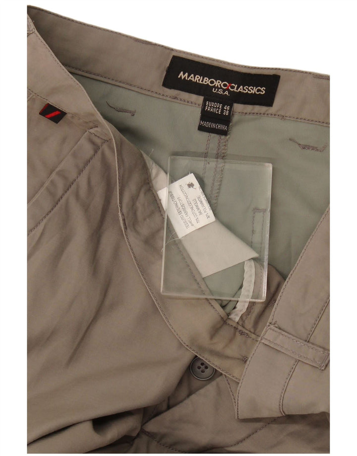 Marlboro Classics Herre Lige Chinobukser EU 46 Small W32 L34 Grå