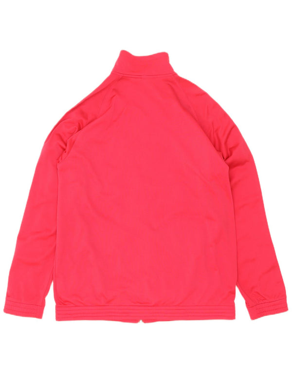 Adidas piger træningsdragt topjakke 15-16 år Pink Colourblock Polyester
