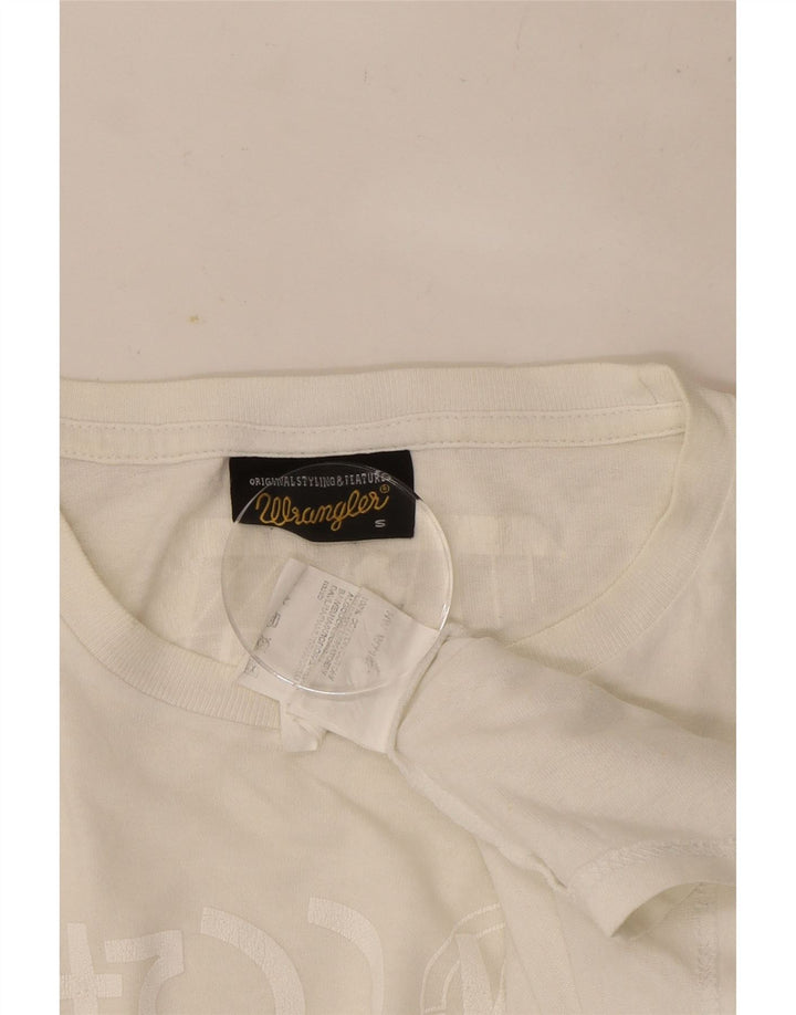 Wrangler Herre grafisk top langærmet lille grå bomuld