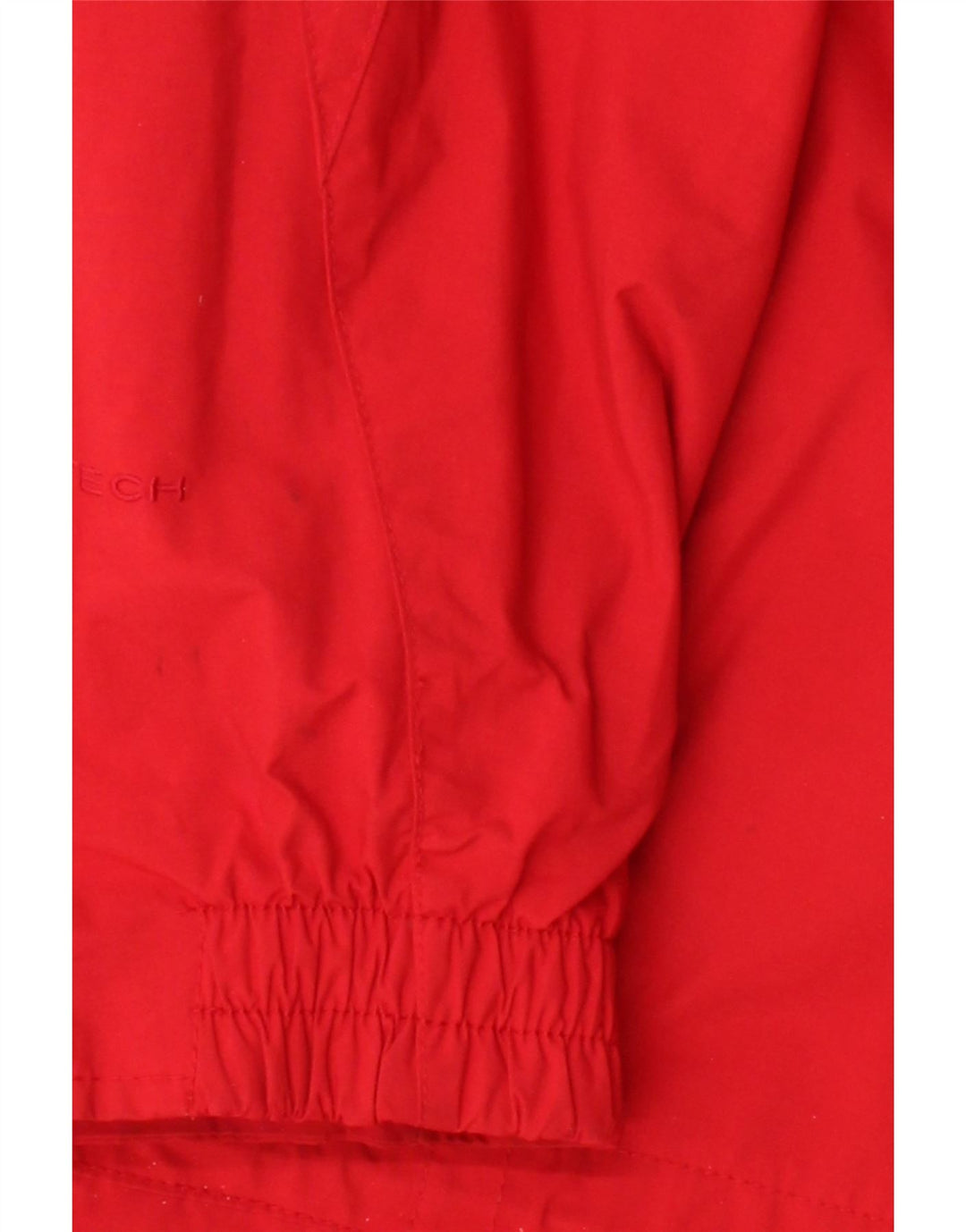 COLUMBIA Womens Hooded Rain Jacket UK 14 Medium Red Nylon