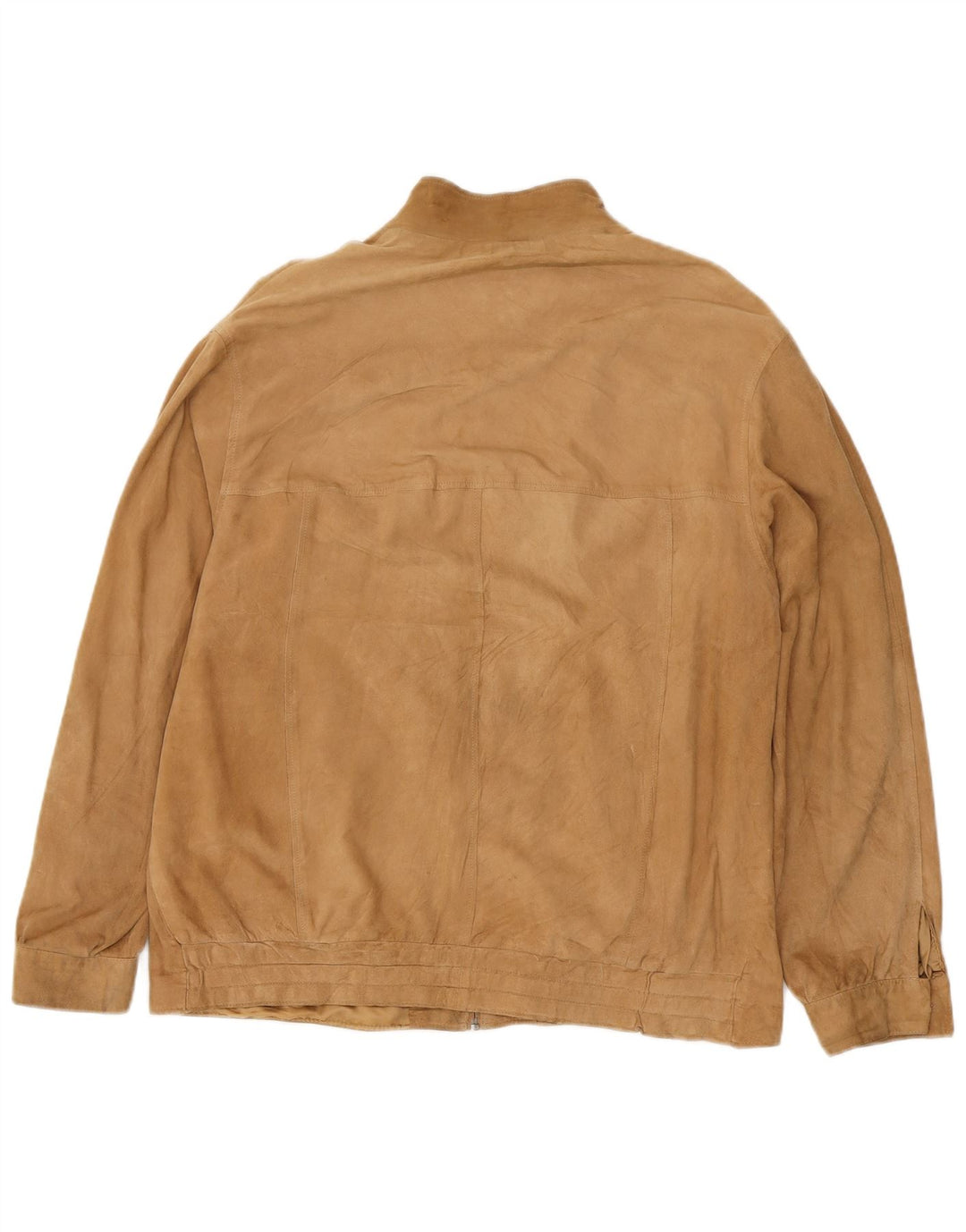 Vintage herre ruskindsjakke IT 54 XL beige læder
