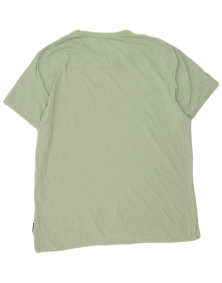 French Connection Herre T-Shirt Top XL Grøn Bomuld