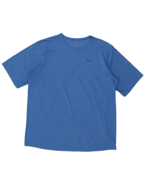 Nike T-shirt top til mænd XL Blå