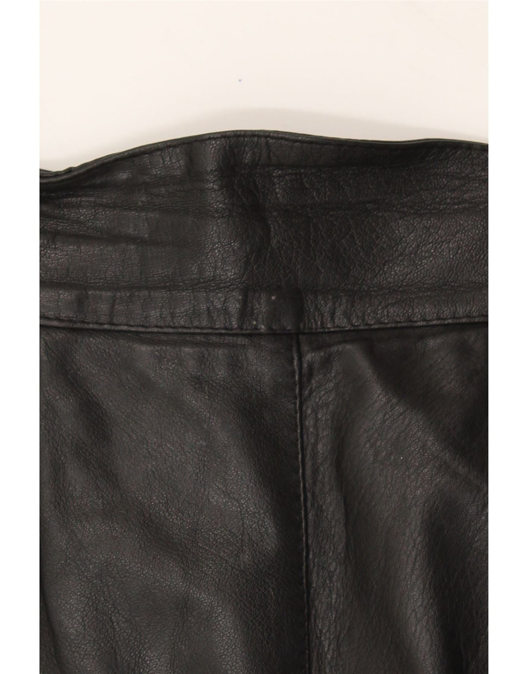 VINTAGE Womens Leather Skirt W26 Small Black Vintage Vintage and Second-Hand Vintage from Messina Hembry 