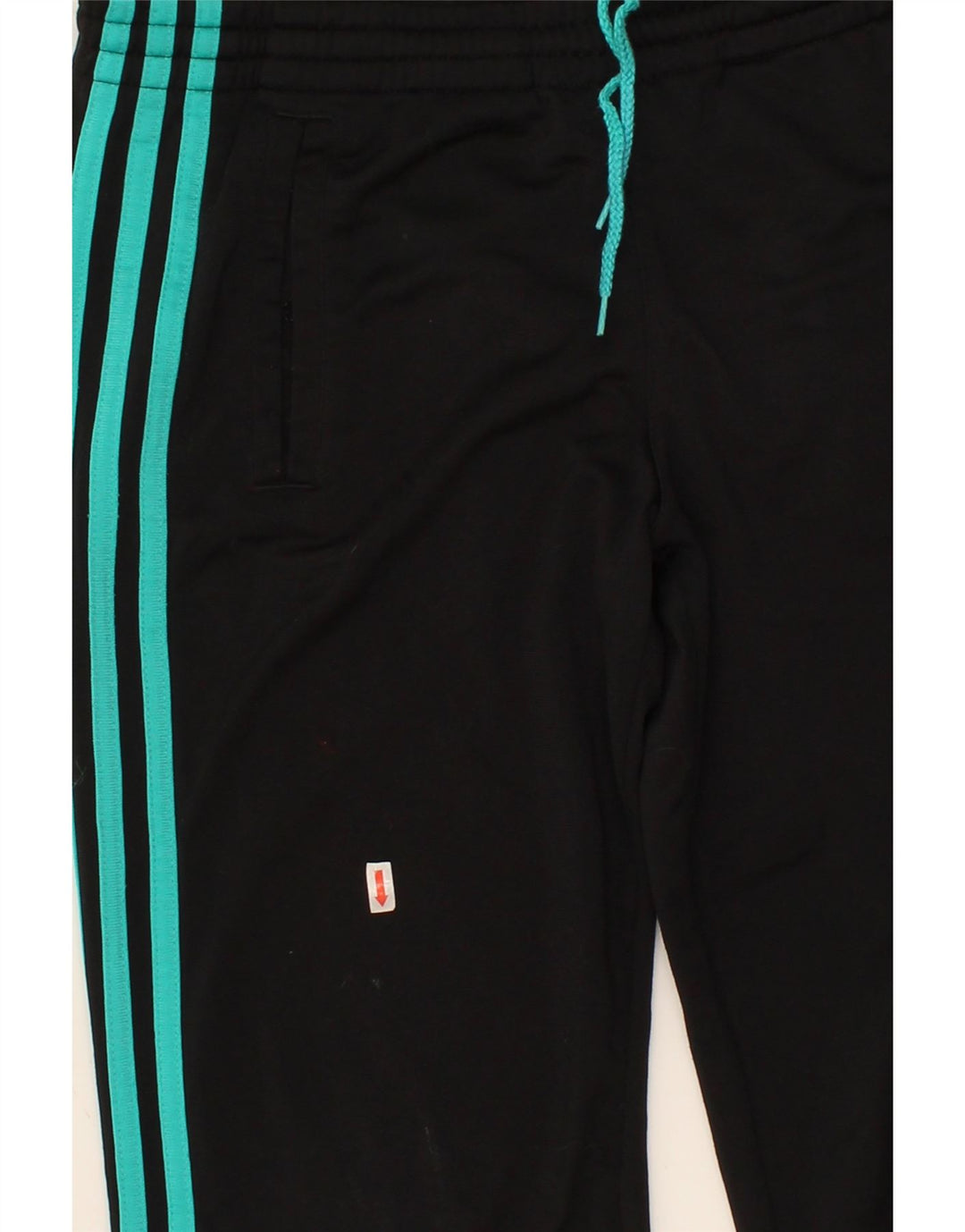 ADIDAS Boys Tracksuit Trousers 11-12 Years  Black Polyester Vintage Adidas and Second-Hand Adidas from Messina Hembry 