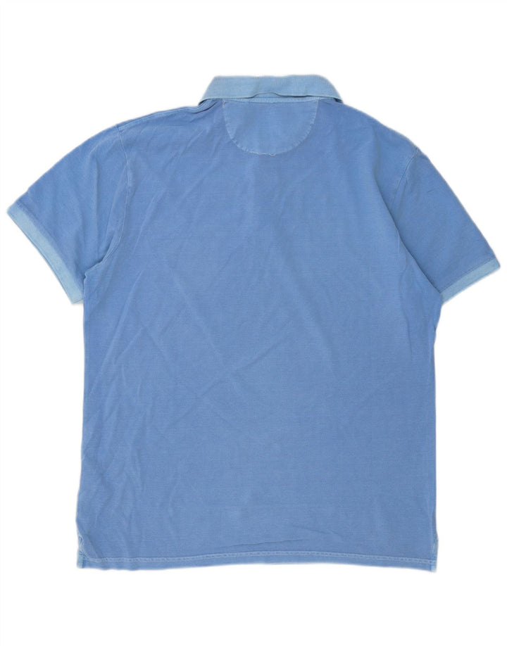 Gant Polo Shirt til mænd, stor blå bomuld