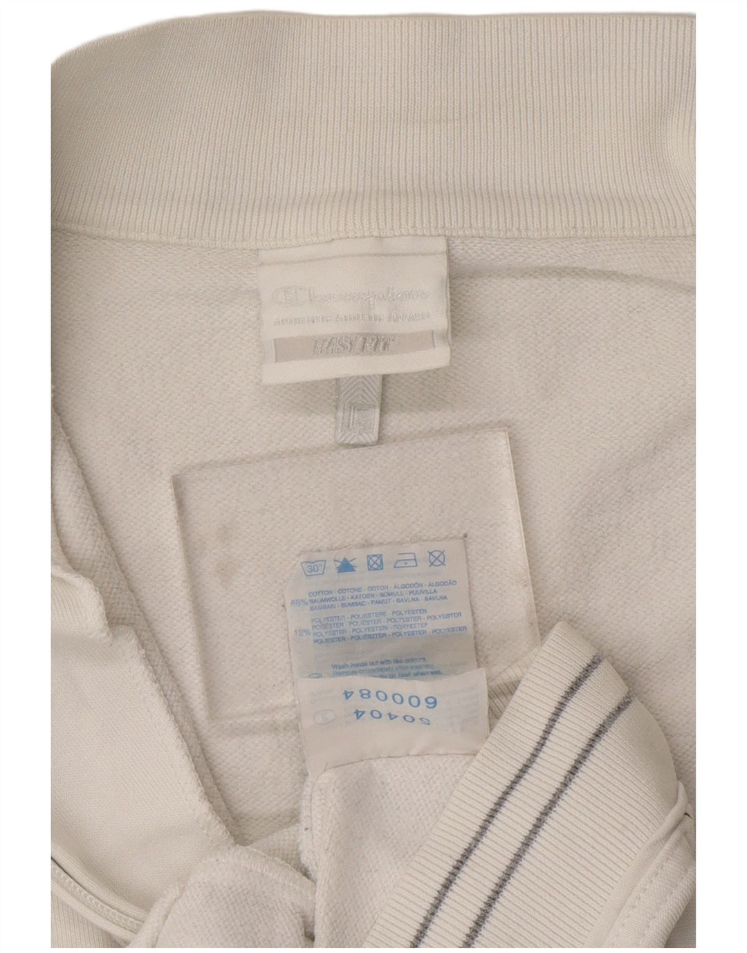 CHAMPION Dame Easy Fit træningsdragt Topjakke UK 16 Stor hvid bomuld