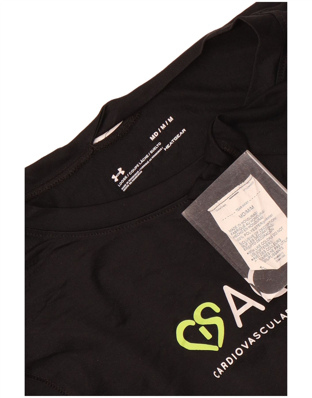 Under Armour Herre Grafisk Top Langærmet Medium Sort Polyester