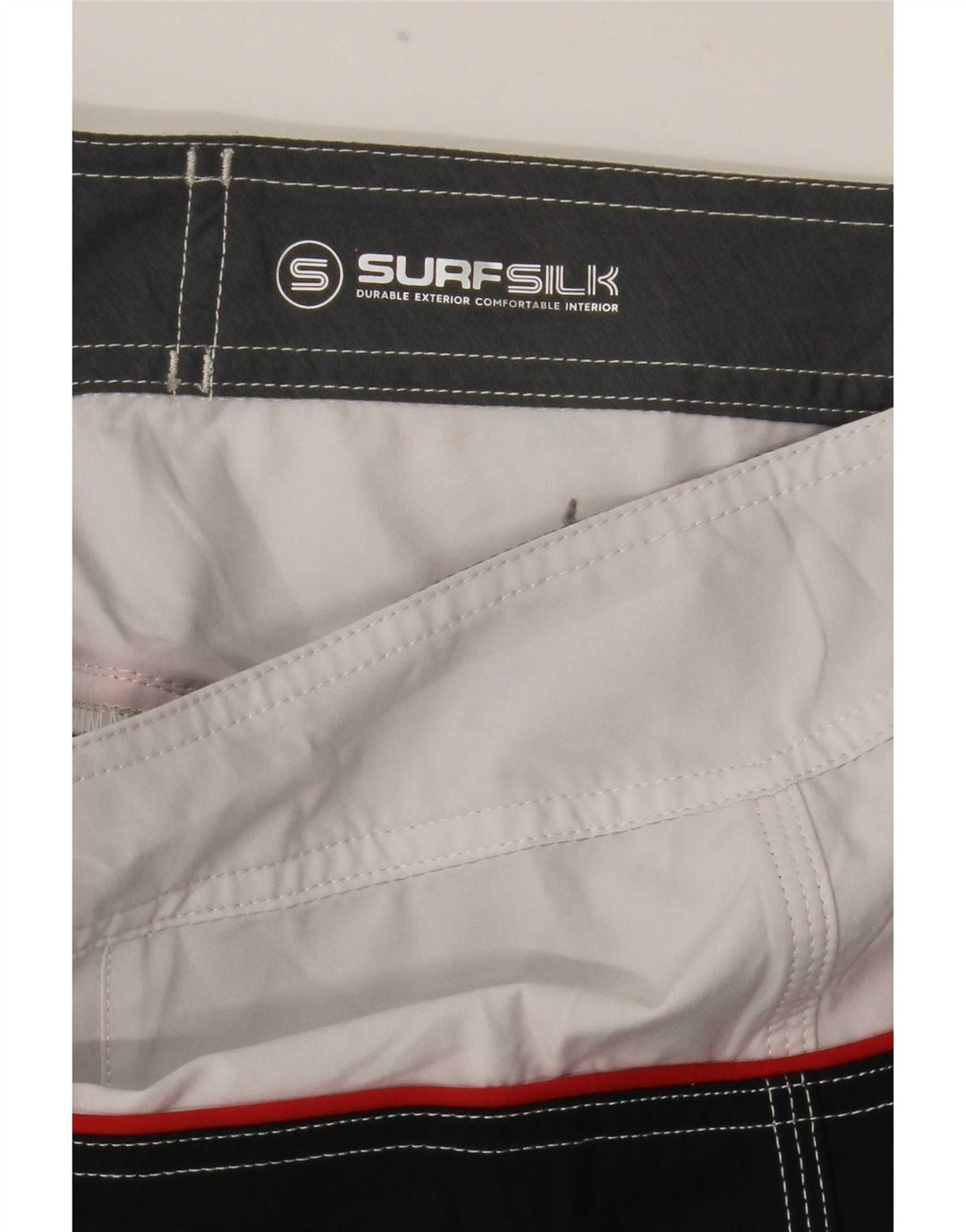 Quiksilver Herre Surfsilk svømmeshorts Small White Colourblock
