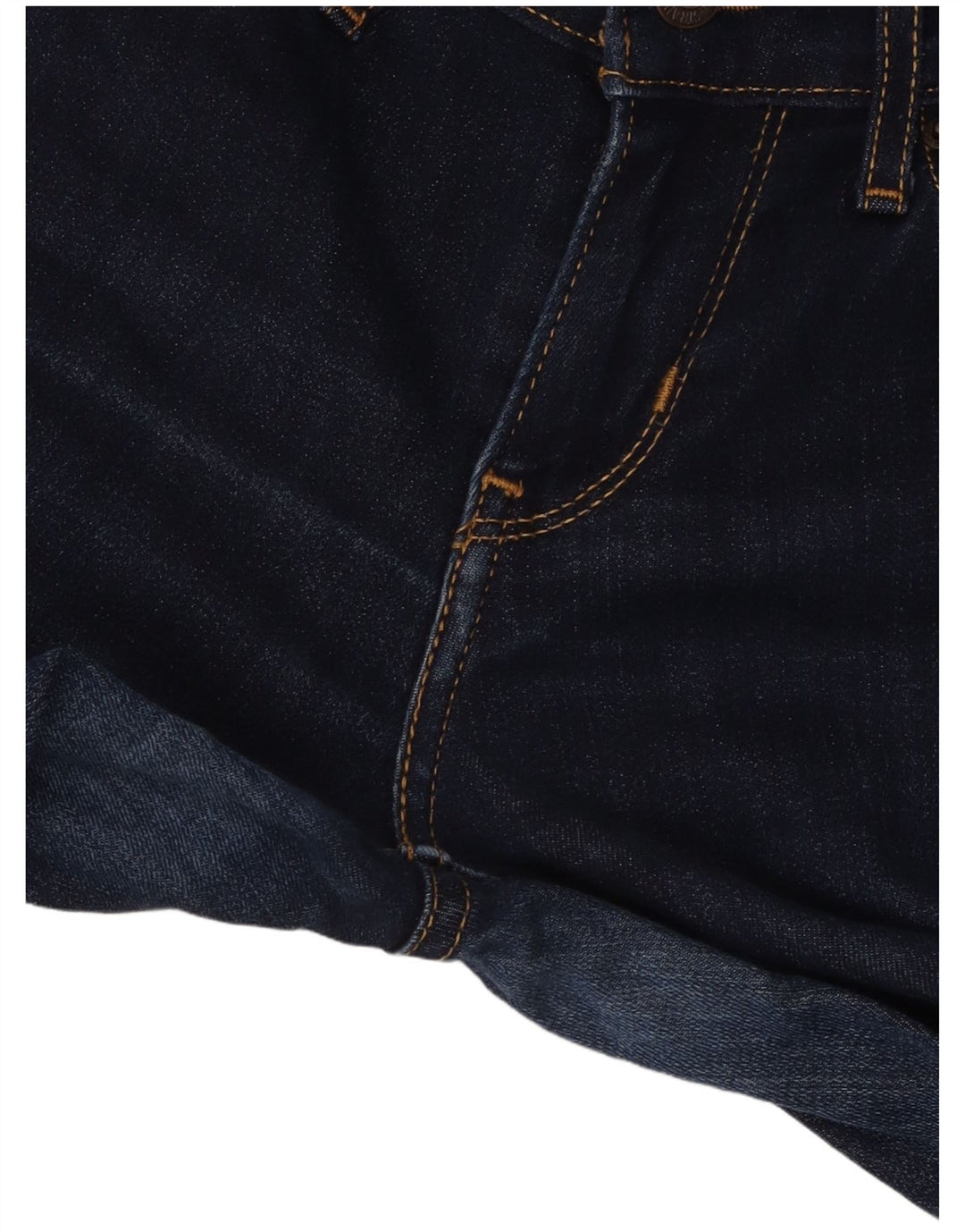 LEVI'S Dame 711 Skinny Jeans W26 L27 Marineblå Bomuld