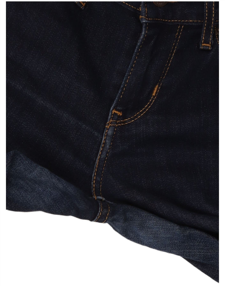 LEVI'S Dame 711 Skinny Jeans W26 L27 Marineblå Bomuld