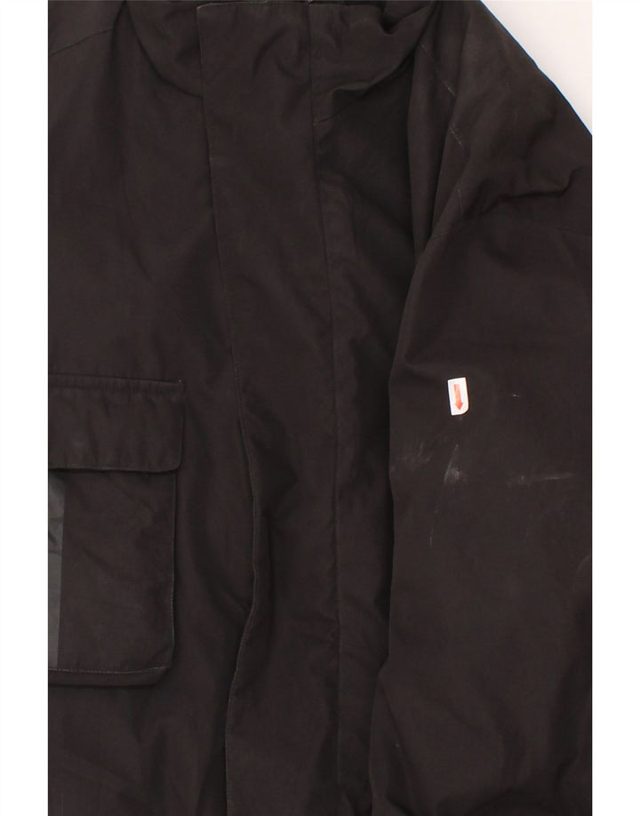 ADIDAS Mens Padded Jacket UK 40/42 Medium Black Polyester Vintage Adidas and Second-Hand Adidas from Messina Hembry 