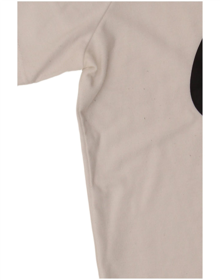 Nike grafisk T-shirt top til mænd, lille hvid polyester