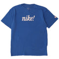 Nike grafisk t-shirt top til mænd, lille blå bomuld