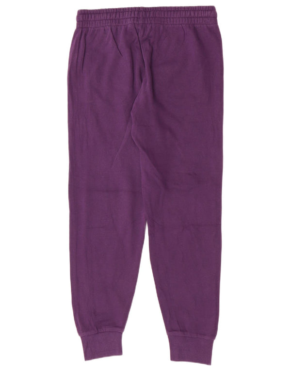 Kappa Dame træningsdragt Bukser Joggers UK 14 Large Purple Bomuld