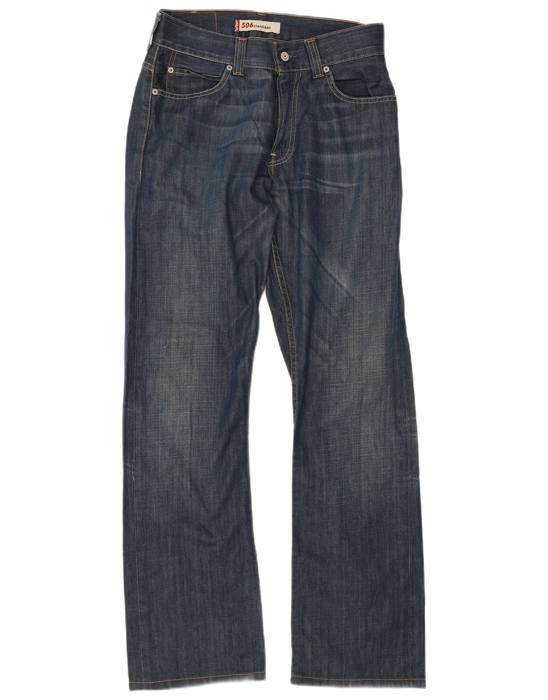 Levi's Herre 506 Standard Fit Bootcut Jeans W31 L31 Blå Bomuld