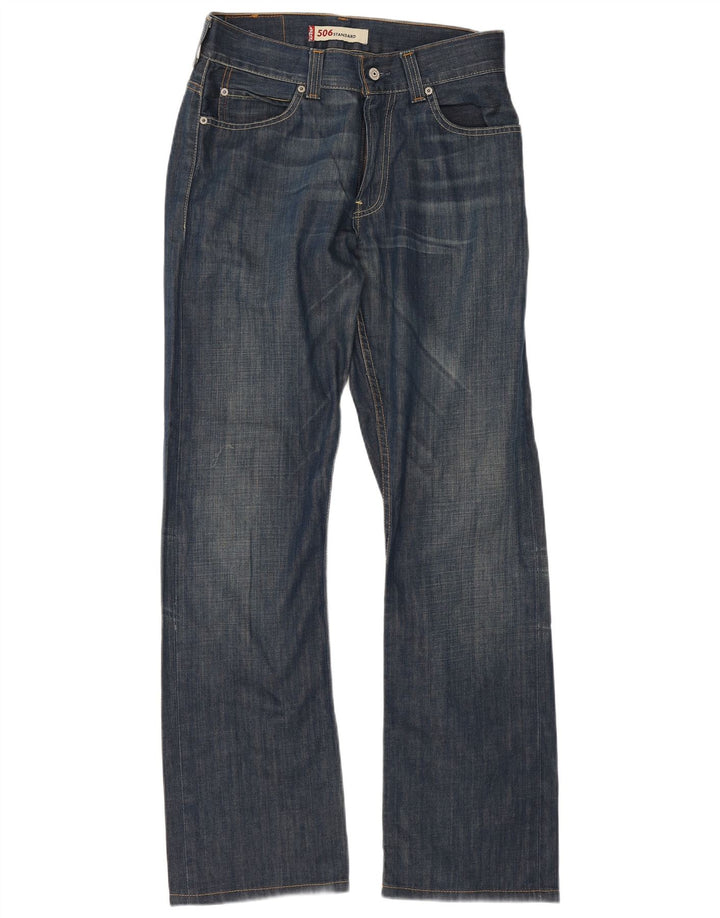 Levi's Herre 506 Standard Fit Bootcut Jeans W31 L31 Blå Bomuld