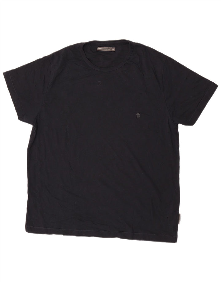 French Connection Herre T-Shirt Top 2XL Sort Bomuld