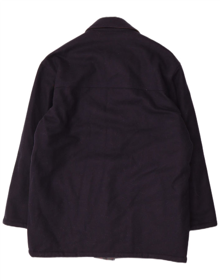 NAVIGARE Vendbar herrejakke UK 44 2XL Marineblå Uld