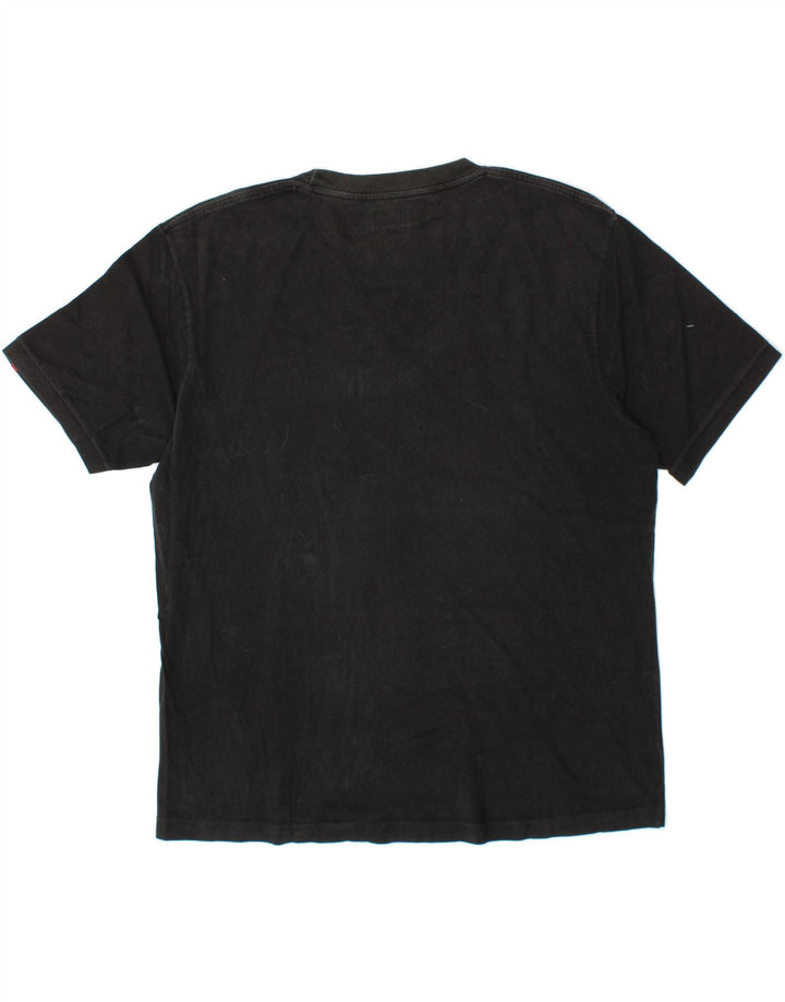 LEVI'S Mens T-Shirt Top XL Black Vintage Levi's and Second-Hand Levi's from Messina Hembry 