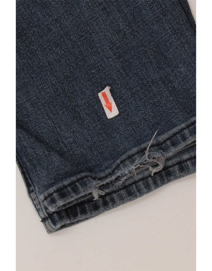 Wrangler Slim Jeans til mænd W32 L32 Marineblå bomuld