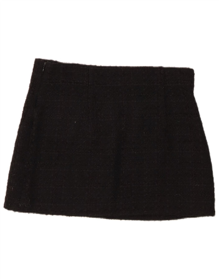 Zara Dame Mini Nederdel Large W30 Sort