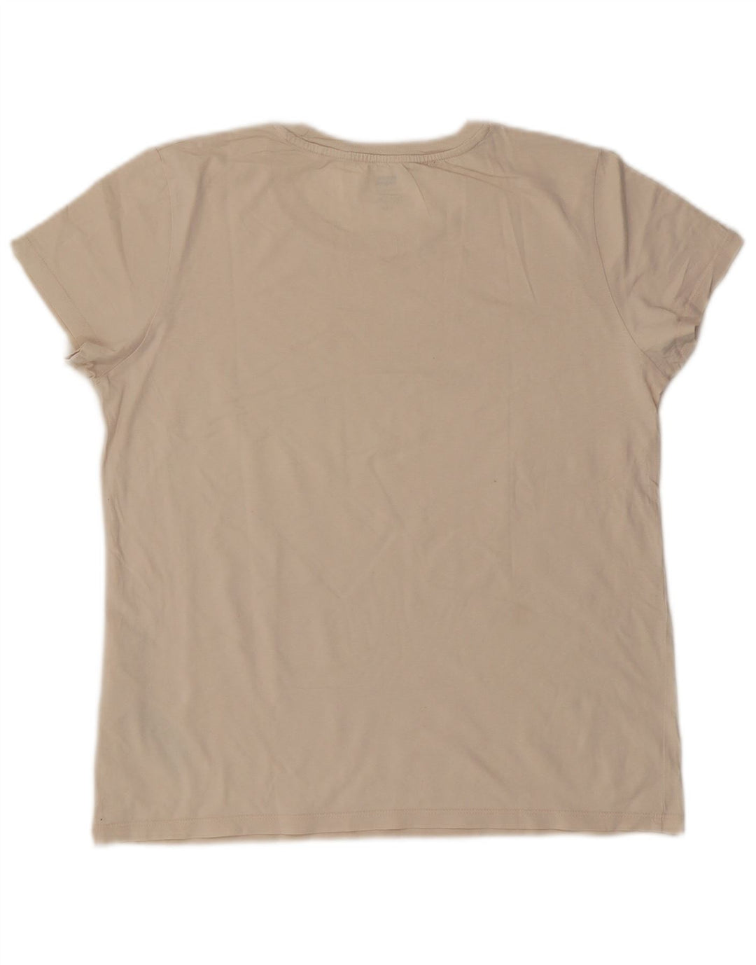 Levi's Grafisk T-shirt top til kvinder, stor beige bomuld