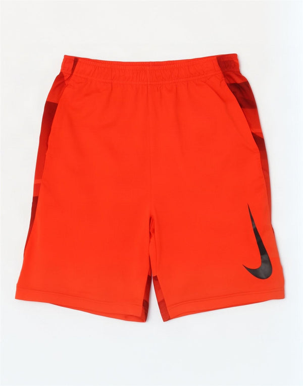 Nike Mens Dri Fit Graphic Sport Shorts XL Red Geometric Polyester